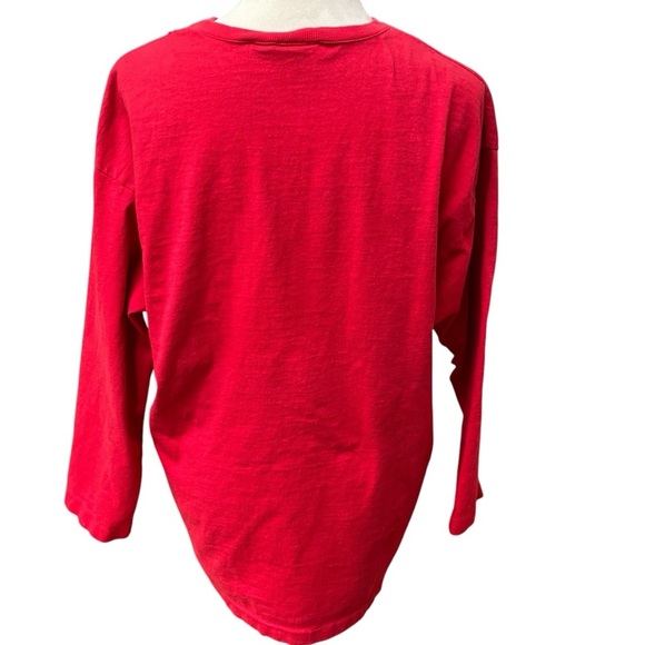 Vintage Johnny Was Women’s Red Long Sleeve Shirt Embroidered Fish One Size - Picture 5 of 8